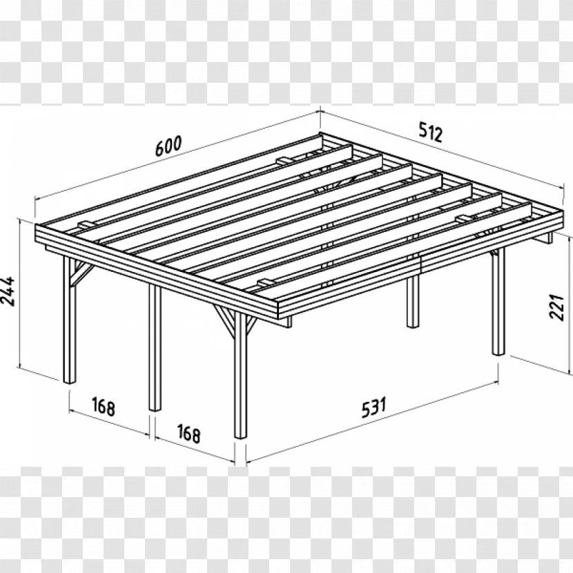 Carport Shelter Roof Garden - Porch - Flat Transparent PNG