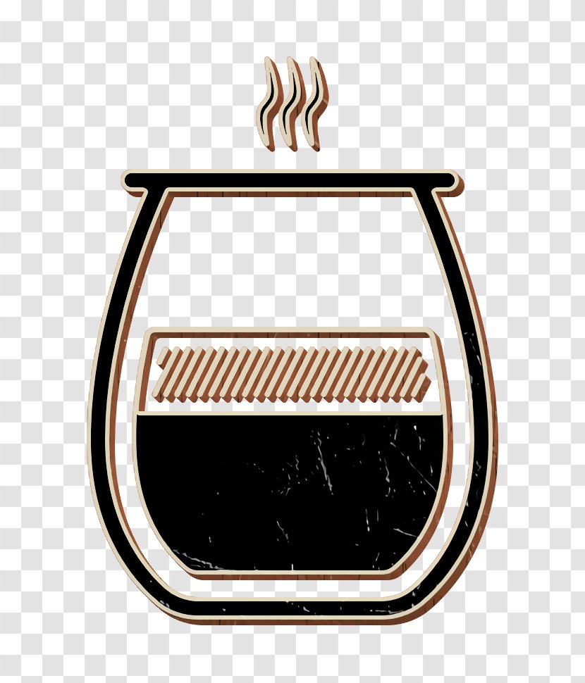 Barista Icon Cup Flat White - Metal Car Transparent PNG