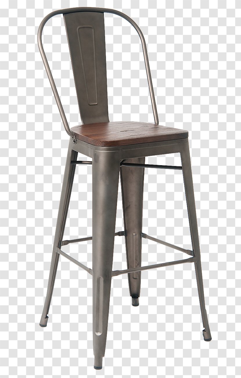 No. 14 Chair Tolix Bar Stool Table - Wooden Stools Transparent PNG