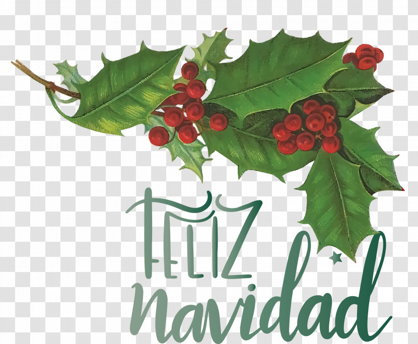 Feliz Navidad Merry Christmas Transparent PNG