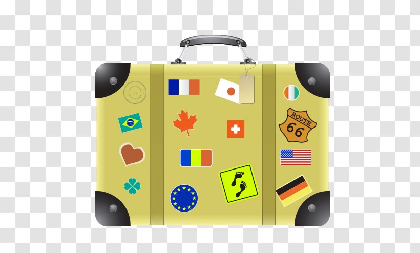Suitcase Baggage Travel Clip Art - Royaltyfree - Cartoon Bag Transparent PNG