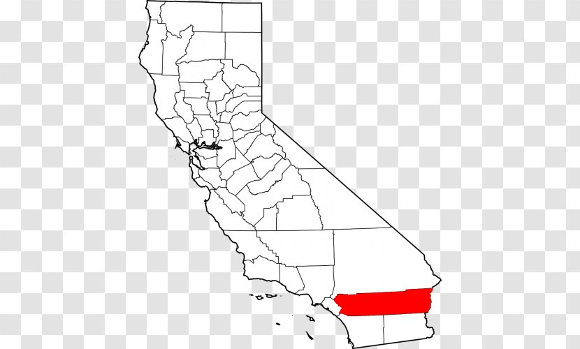 Santa Clara Mendocino County, California Los Angeles Nevada San Mateo - County - Map Transparent PNG