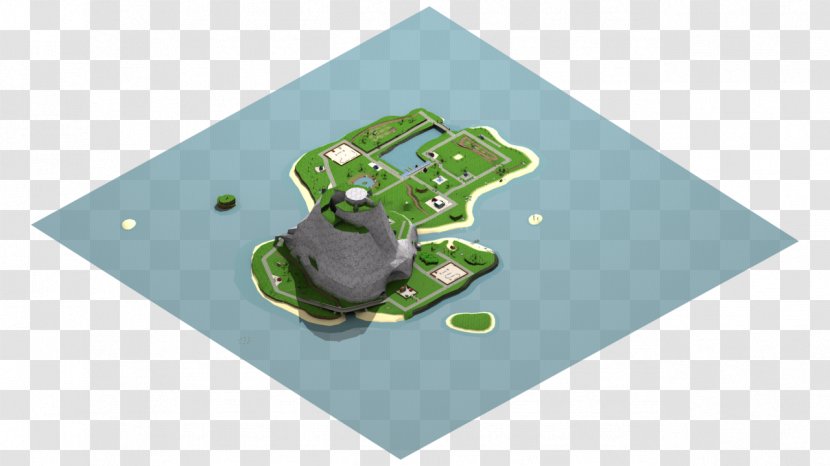Green Technology - Isometric Island Transparent PNG