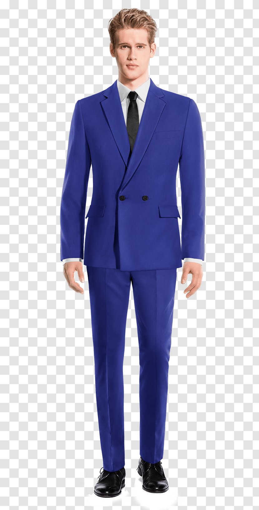 Suit Pants Jacket Blue Lapel Pin Transparent PNG