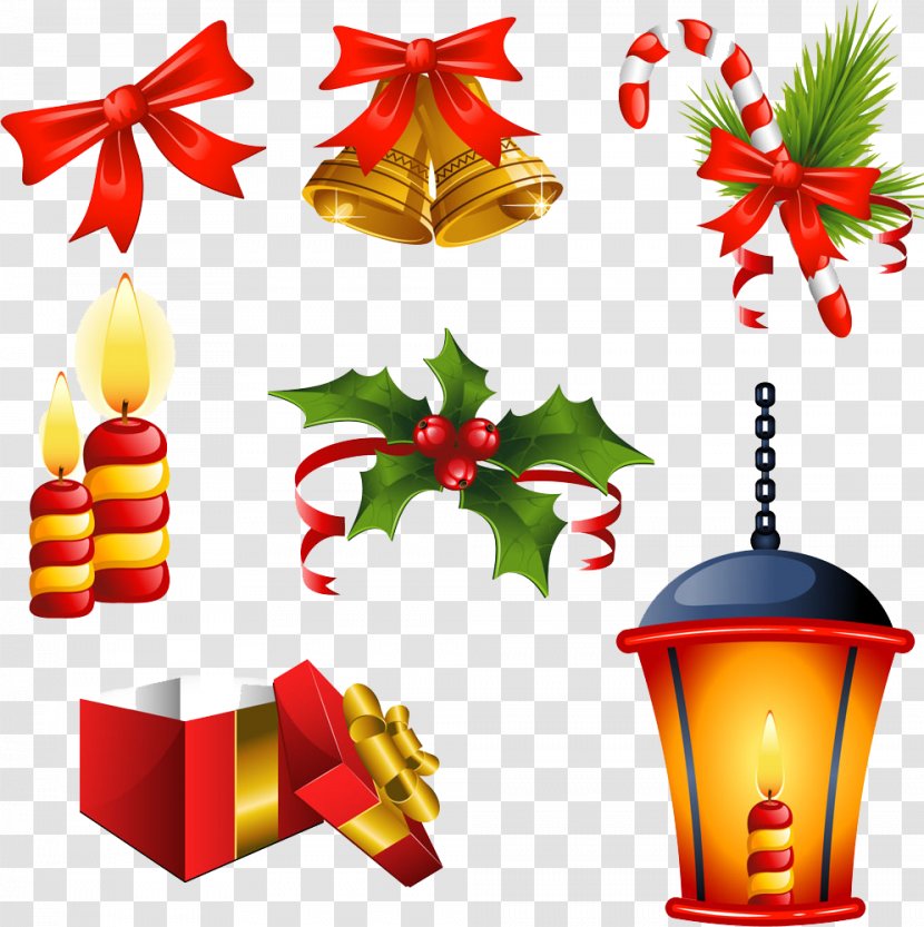 Christmas Decoration Clip Art - Free Items Buckle Material Transparent PNG