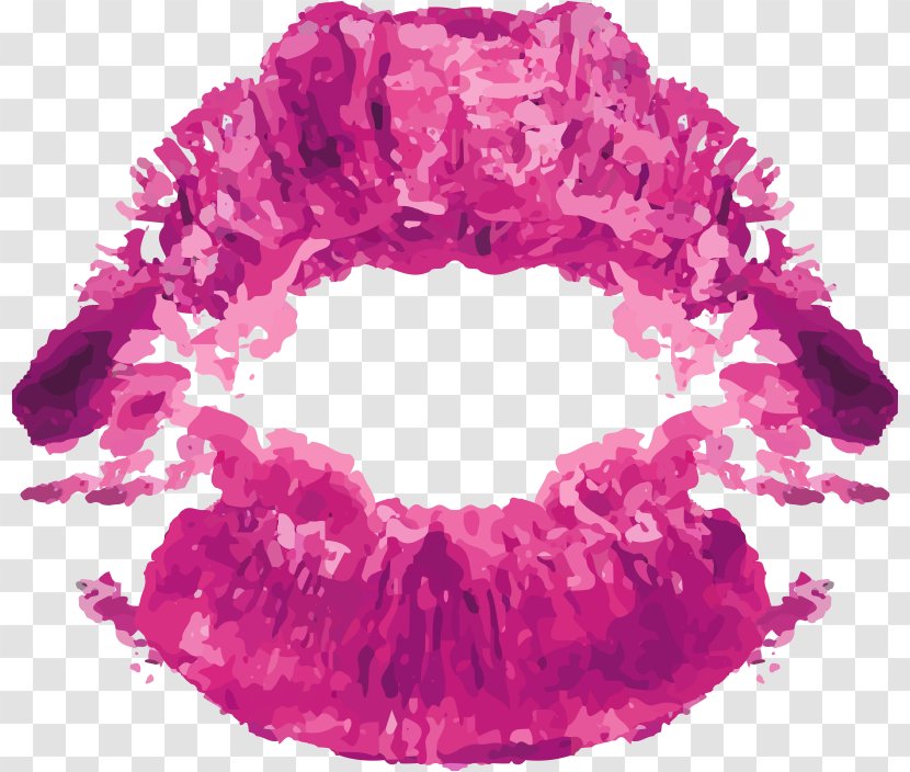 Cosmetics Lipstick Make-up Artist Mug - Watercolor - Lips Transparent PNG