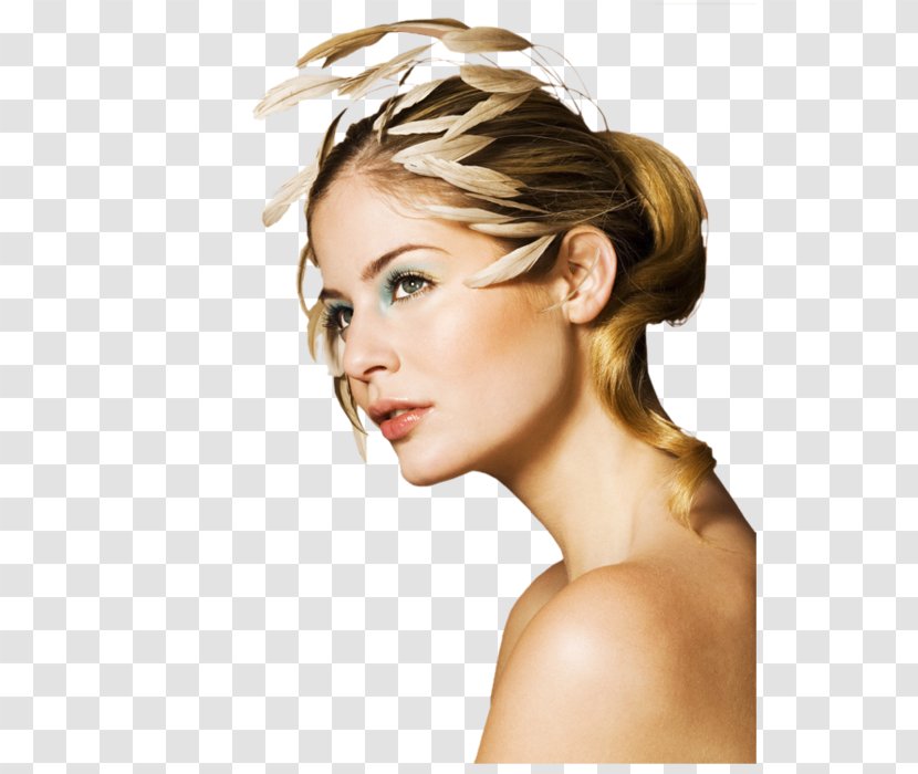 Woman Head Clip Art - Hair Tie - Eyebrow Transparent PNG