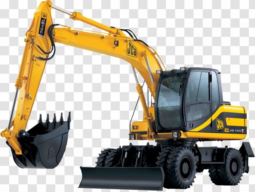 JCB Excavator Backhoe Loader Bucket Construction Transparent PNG