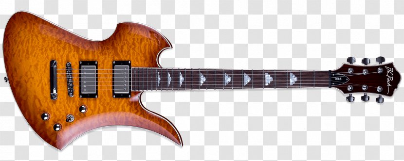 B.C. Rich Mockingbird Electric Guitar Warlock - Plucked String Instruments Transparent PNG