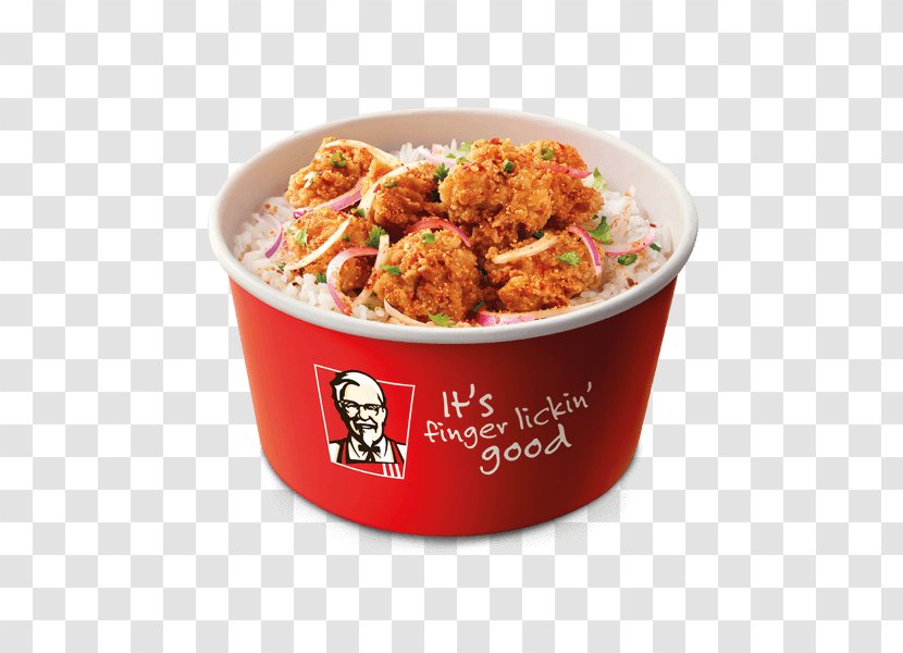 KFC Fried Chicken Fingers Fast Food - Meatball - Rice Bowl Transparent PNG