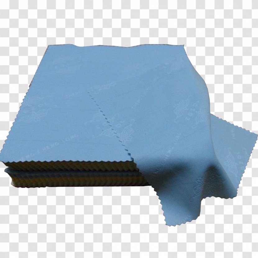 Paper Textile Box Silk - Rag - Blue Imitation Deerskin Glasses Cloth Transparent PNG