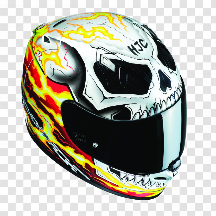 Motorcycle Helmets Johnny Blaze Deadpool - Headgear Transparent PNG