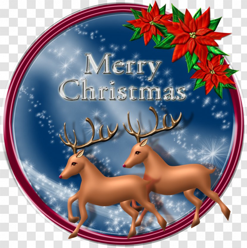 Reindeer Santa Claus Christmas Day Illustration Ornament - Mammal - Relax And Be Merry Transparent PNG