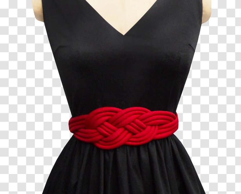 Little Black Dress Forever Crimson Gardenia Belt Endless Knot - Joint Transparent PNG