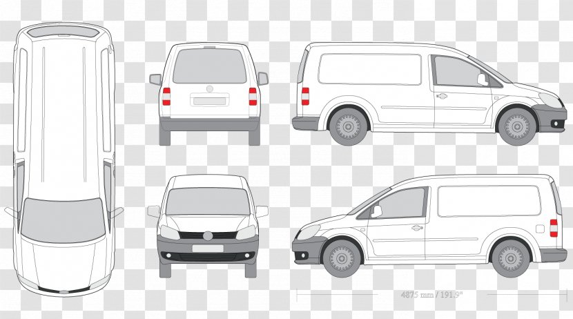 Car Volkswagen Caddy Minivan Transparent PNG