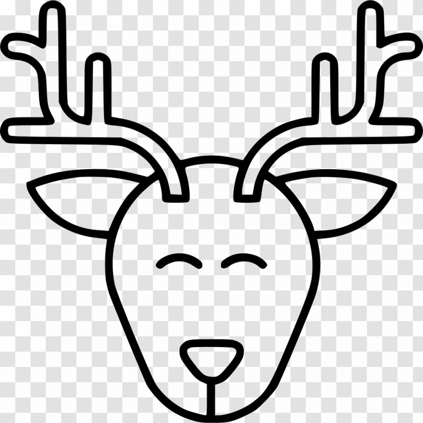 Reindeer Drawing Clip Art - Nose - Deer Transparent PNG