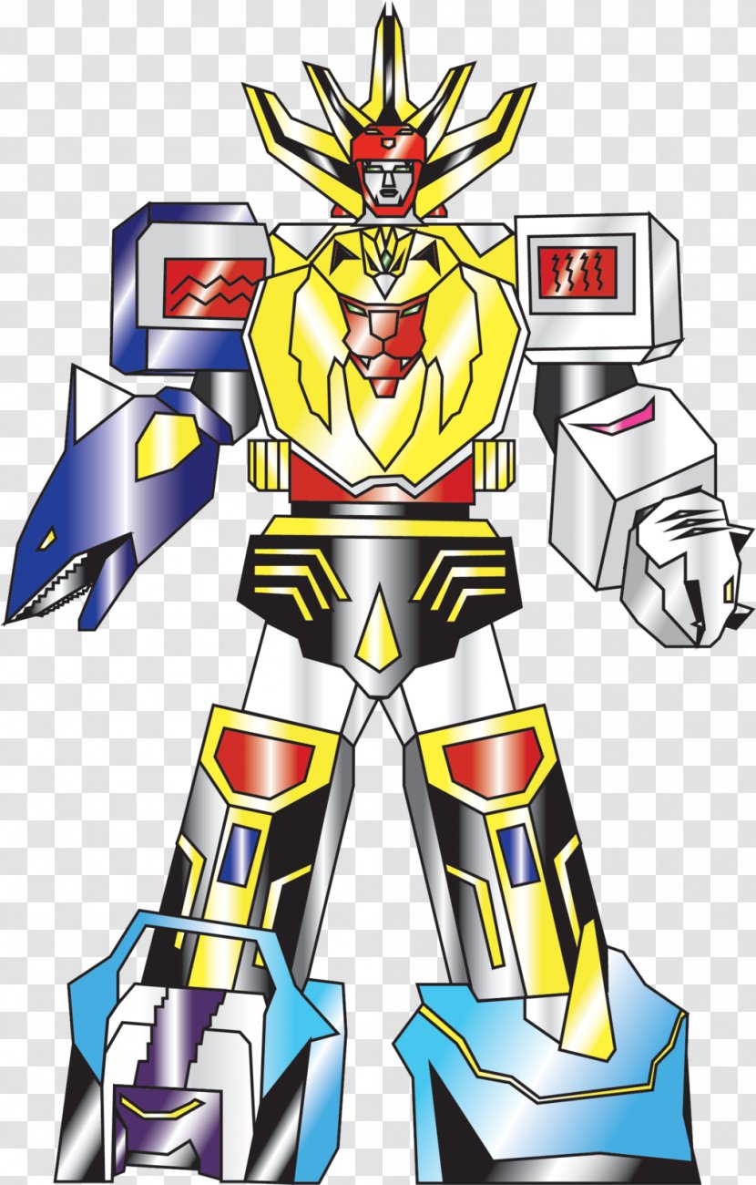 Tommy Oliver Power Rangers Wild Force Zord Drawing - Super Sentai - Ninja Storm Transparent PNG