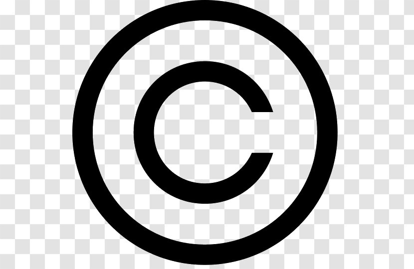 Copyright Symbol Clip Art - Rim Transparent PNG