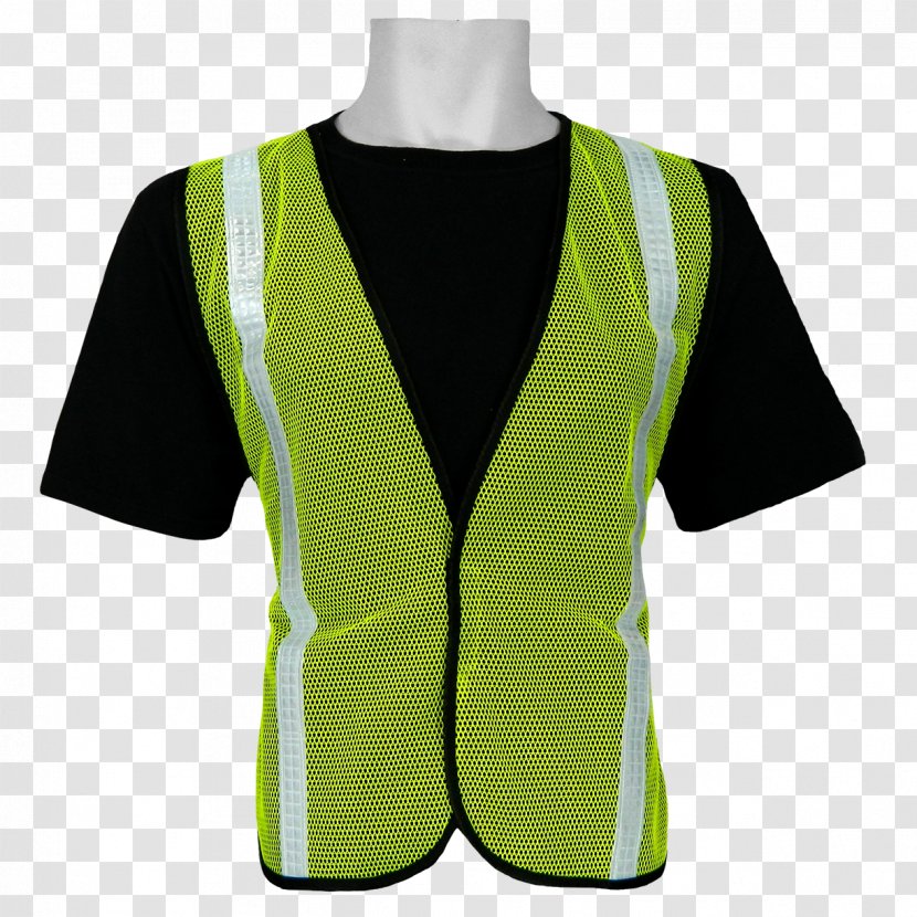Sleeve Outerwear Jacket - Safety Vest Transparent PNG