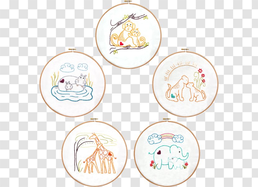 Modern Embroidery Hoop Needlework Pattern - Love - Embroidery-pattern Transparent PNG