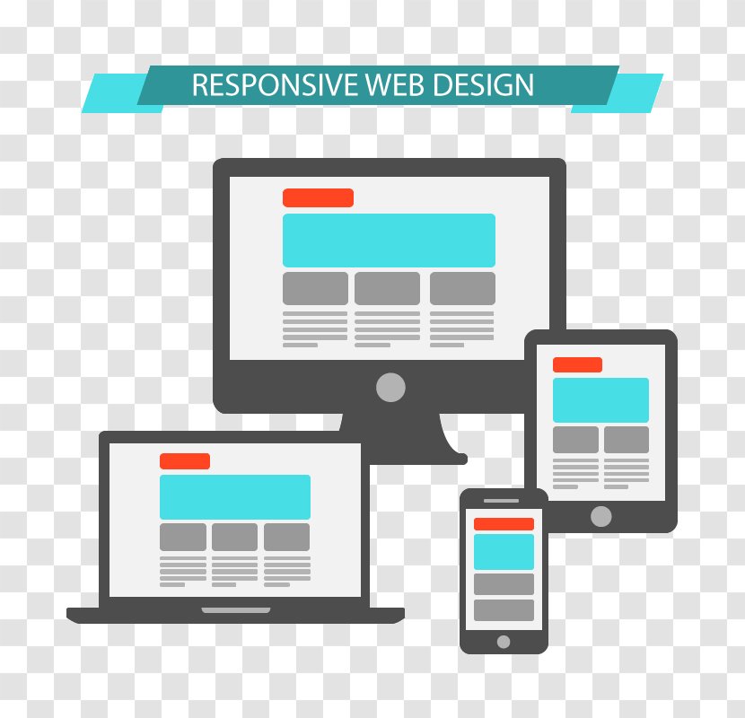Responsive Web Design Website Development Search Engine Optimization Page - Text Transparent PNG