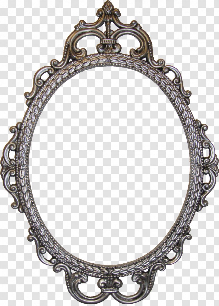 Mirror Library Clip Art - Silver - Frame Transparent PNG