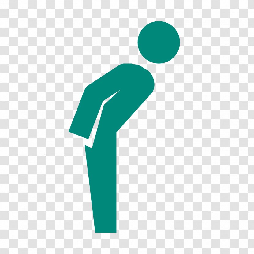 Bowing Person Logo - Design Transparent PNG