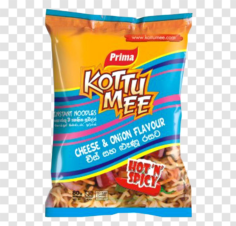 Breakfast Cereal Kottu Instant Noodle Sri Lanka Flavor - Pasta Transparent PNG