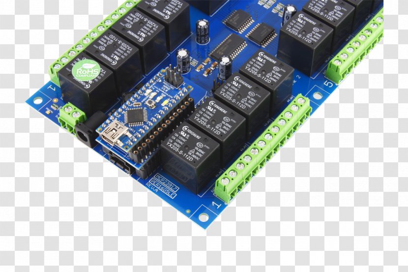 Microcontroller Arduino Electronics Electronic Component Transistor - Network Cards Adapters - Generalpurpose Inputoutput Transparent PNG