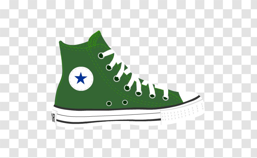 Chuck Taylor All-Stars Converse High-top Shoe Sneakers - Green Shoes Cliparts Transparent PNG