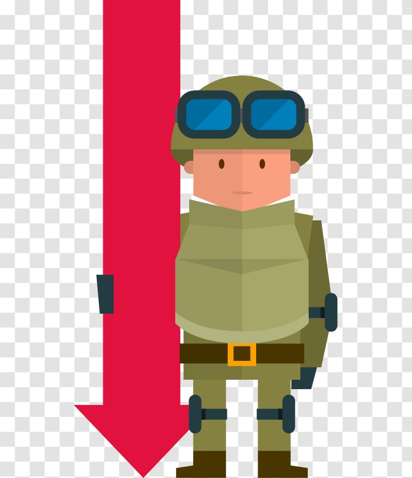 Soldier Euclidean Vector Army Military - Glasses - Signs Transparent PNG