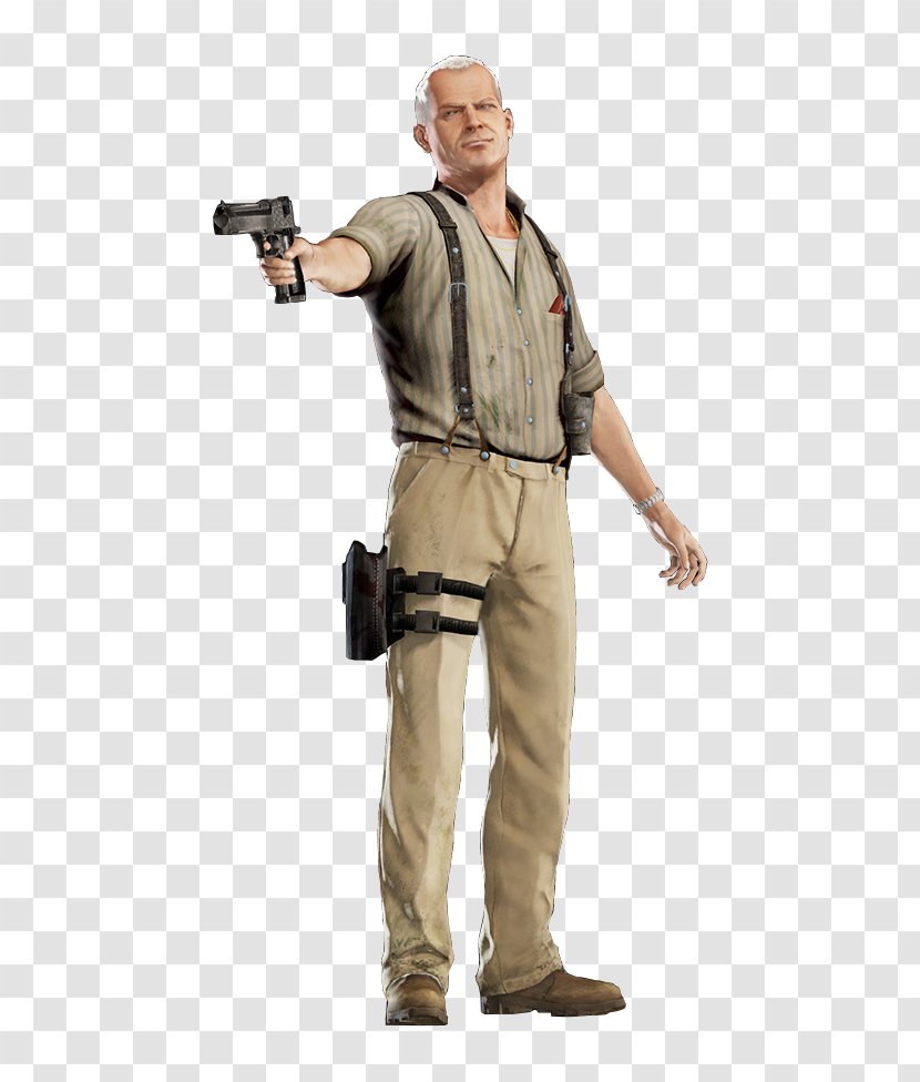 Uncharted: Drake's Fortune Uncharted 4: A Thief's End Victor Sullivan Gabriel Roman Wiki - Joint - Shoulder Transparent PNG
