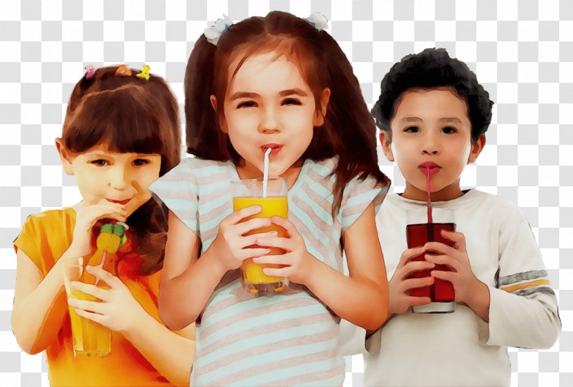 Child Friendship Toddler Fun Drinking - Drink Finger Transparent PNG