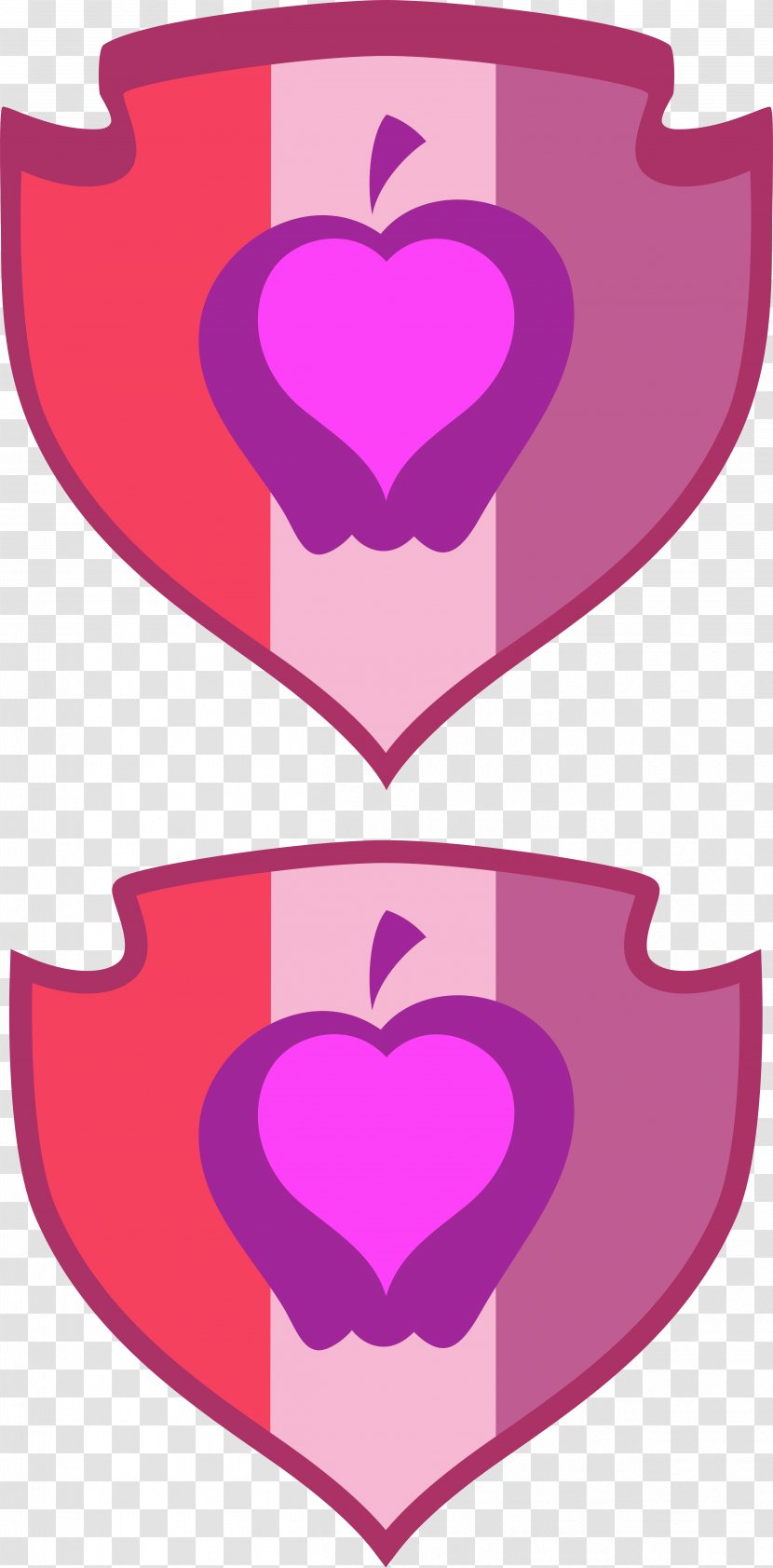 Apple Bloom Scootaloo Applejack Cutie Mark Crusaders Pinkie Pie - Watercolor - Heart Transparent PNG