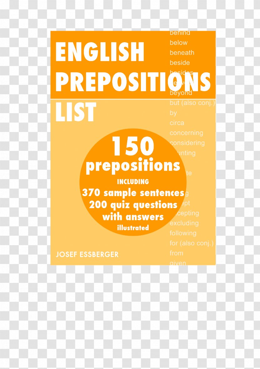Practise Your Prepositions Key To English Language Longman Grammar Of Spoken And Written - Brand Transparent PNG