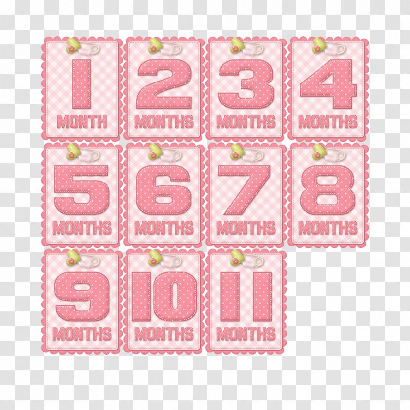Month Date Collection - Placemat Transparent PNG