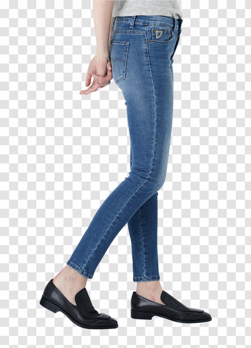 Jeans Denim Waist Leggings - Frame Transparent PNG