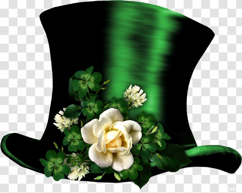 Saint Patrick's Day Shamrock Leprechaun Clip Art - Floristry Transparent PNG
