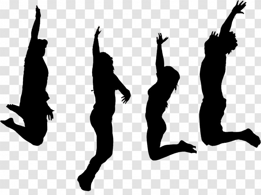 Child Background - Silhouette - Shadow Athletic Dance Move Transparent PNG