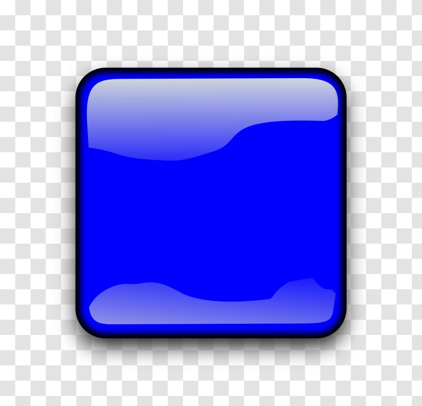 Checkbox Clip Art - Cobalt Blue - Register Button Transparent PNG