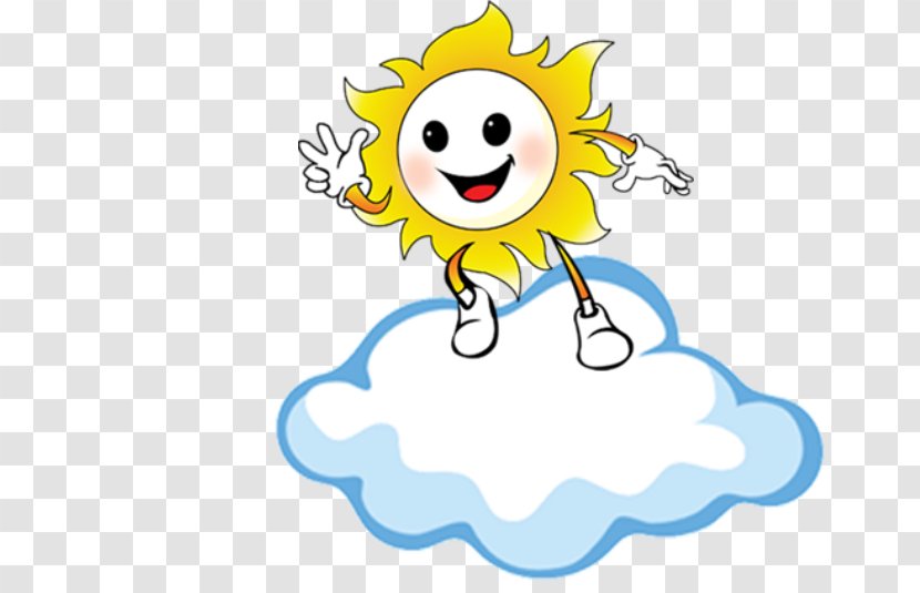 Cloud Clip Art - Cartoon Sun Transparent PNG