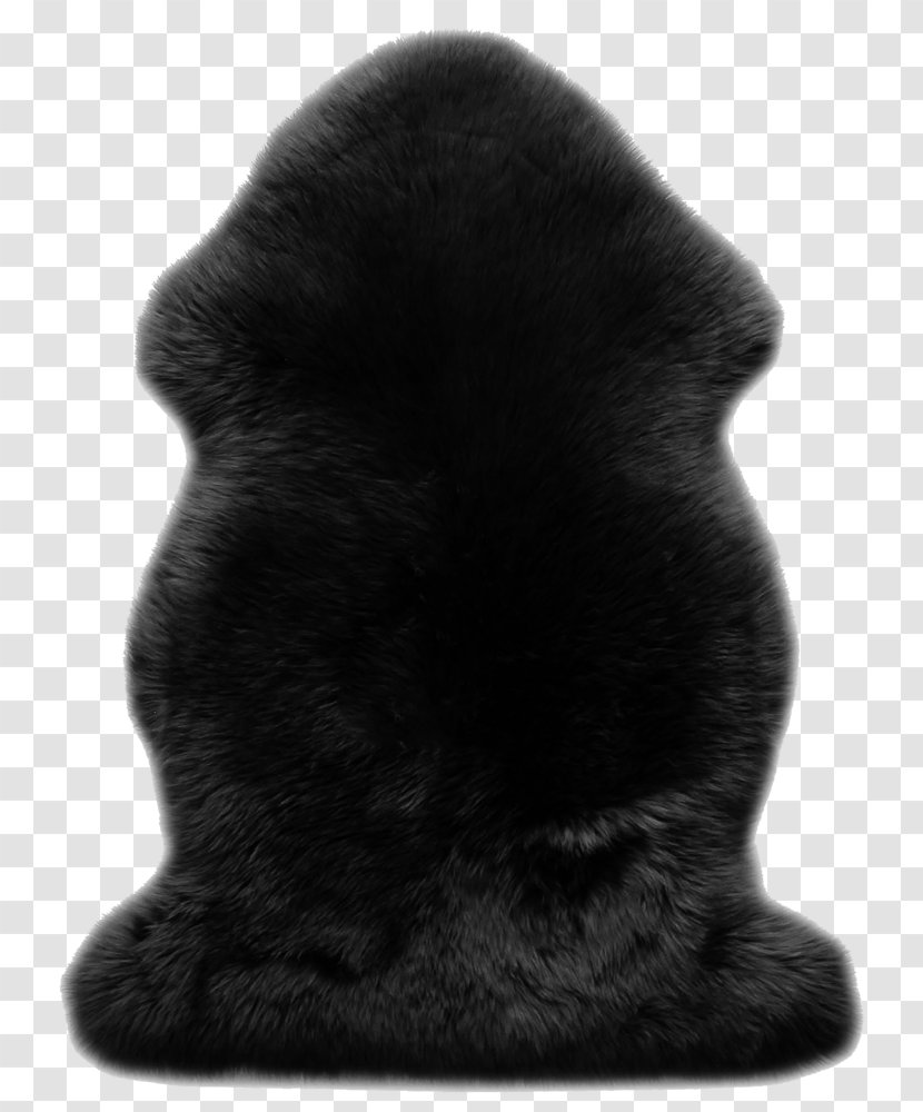 Fur Snout Black M - Tree - Sheepskin Transparent PNG