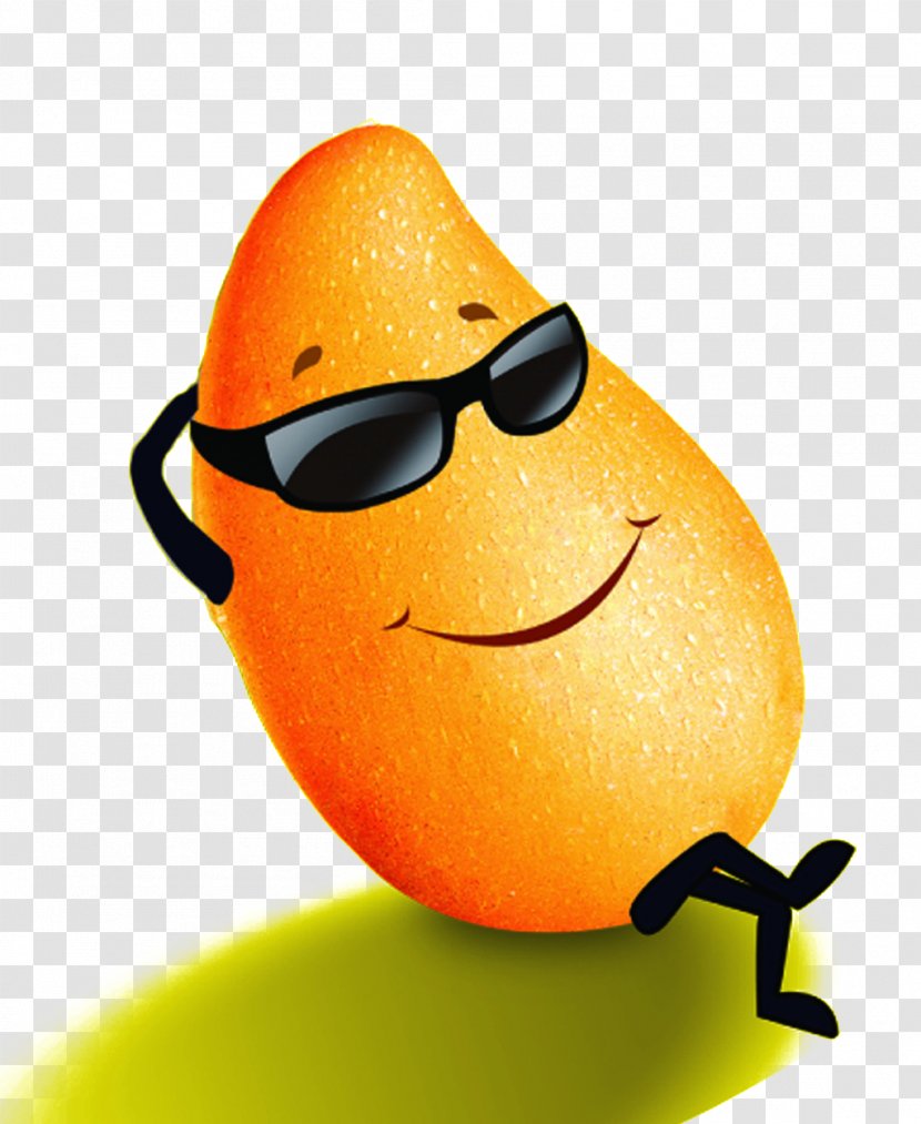 Juice Mango Cartoon - Alphonso - Glasses Transparent PNG