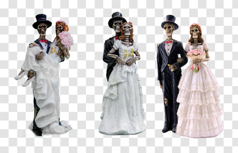 Skeleton Wedding Bridegroom - Art - Bride Groom Transparent PNG