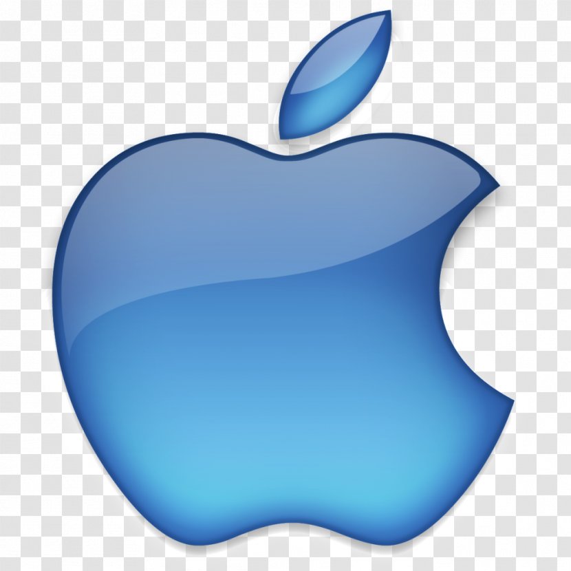 Apple Logo Blue - Azure Transparent PNG