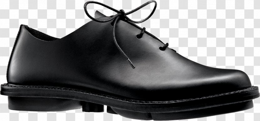 Oxford Shoe Footwear Dress Leather - Black - Man Transparent PNG