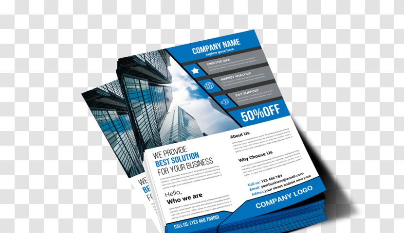 Brand Advertising - 10 Business Flyers Bundle Transparent PNG