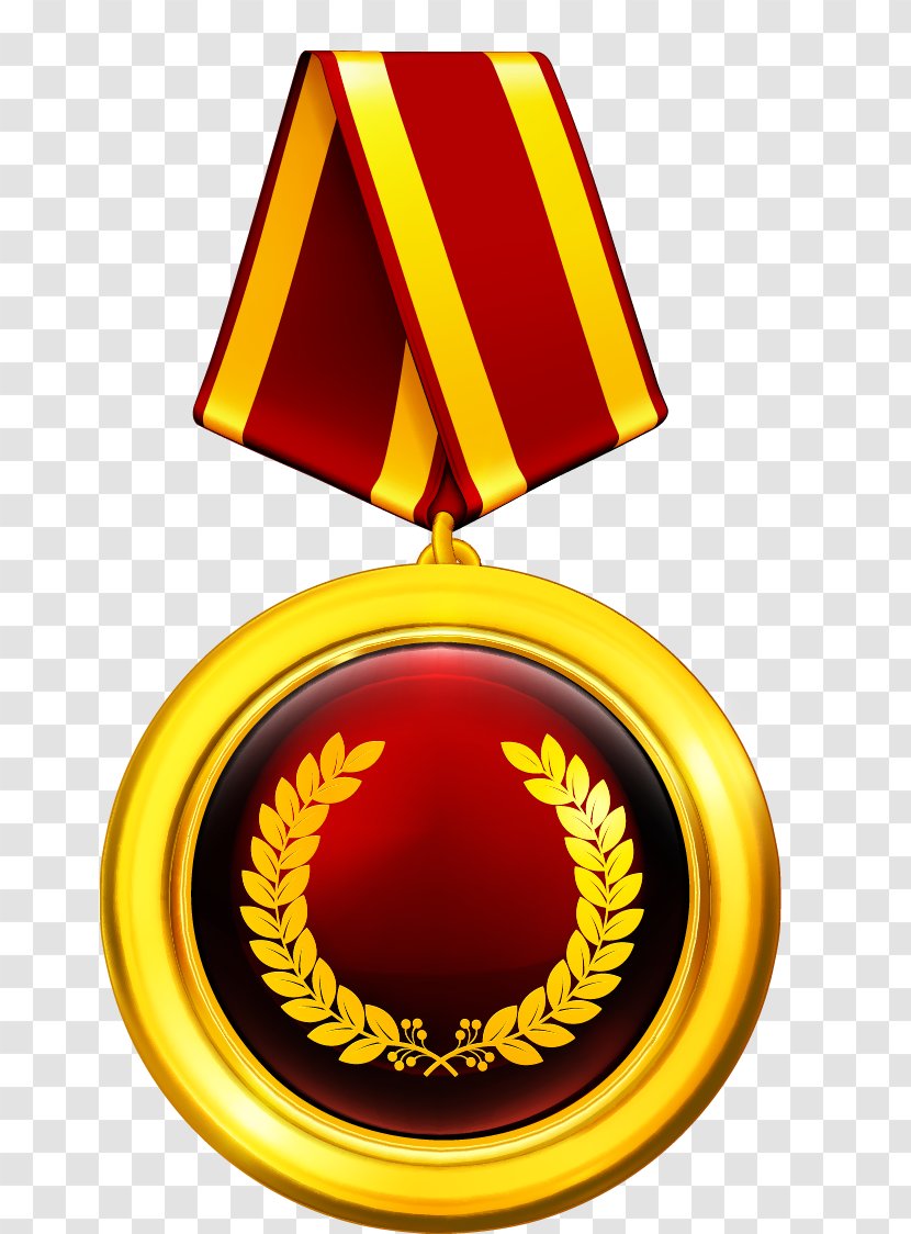 Gold Medal Clip Art - Olympic - Awards Medals Transparent PNG