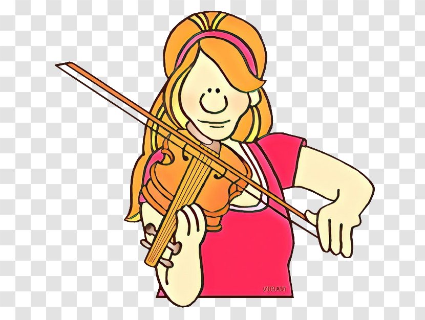 Cartoon Clip Art Finger Musical Instrument Violin - Family Transparent PNG