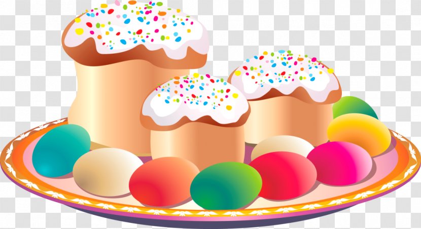 Paskha Frosting & Icing Kulich Easter Egg - Whipped Cream Transparent PNG